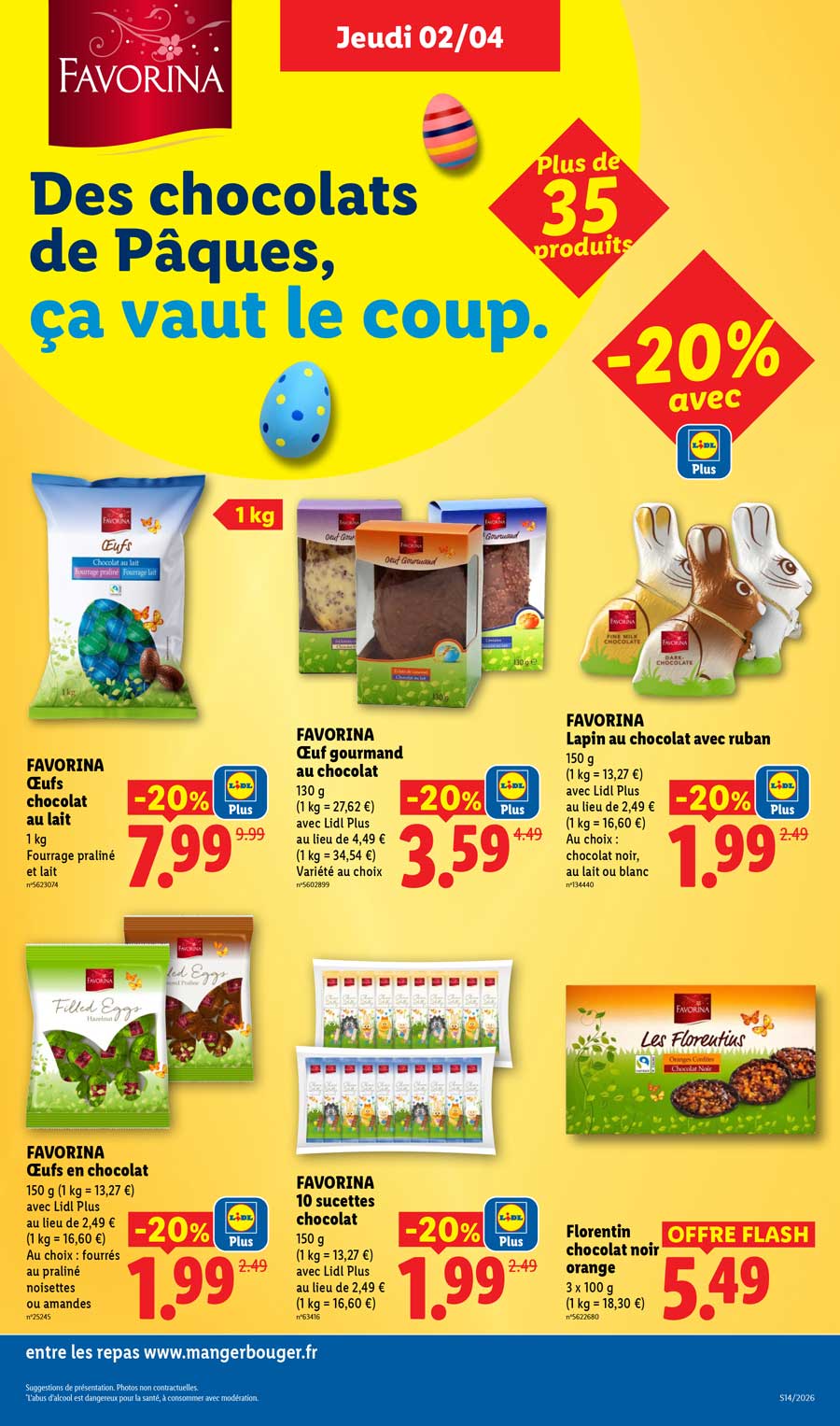 Catalogue Lidl Du 2 Au 8 Avril 2026
