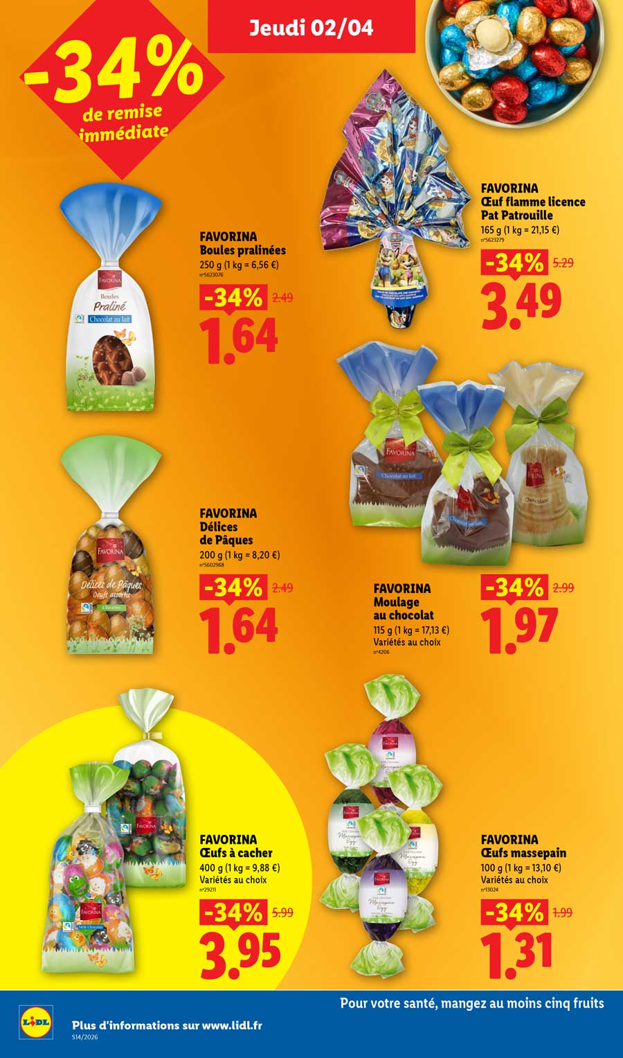 Catalogue Lidl Du 2 Au 8 Avril 2026