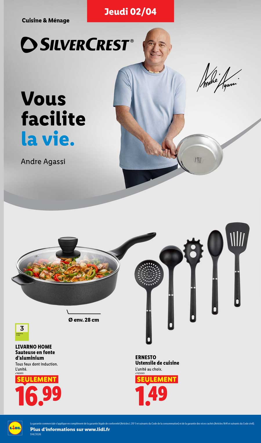 Catalogue Lidl Du 2 Au 8 Avril 2026