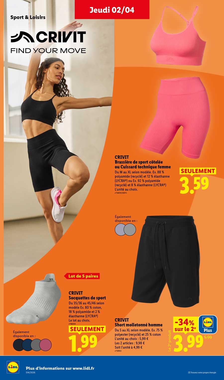 Catalogue Lidl Du 2 Au 8 Avril 2026