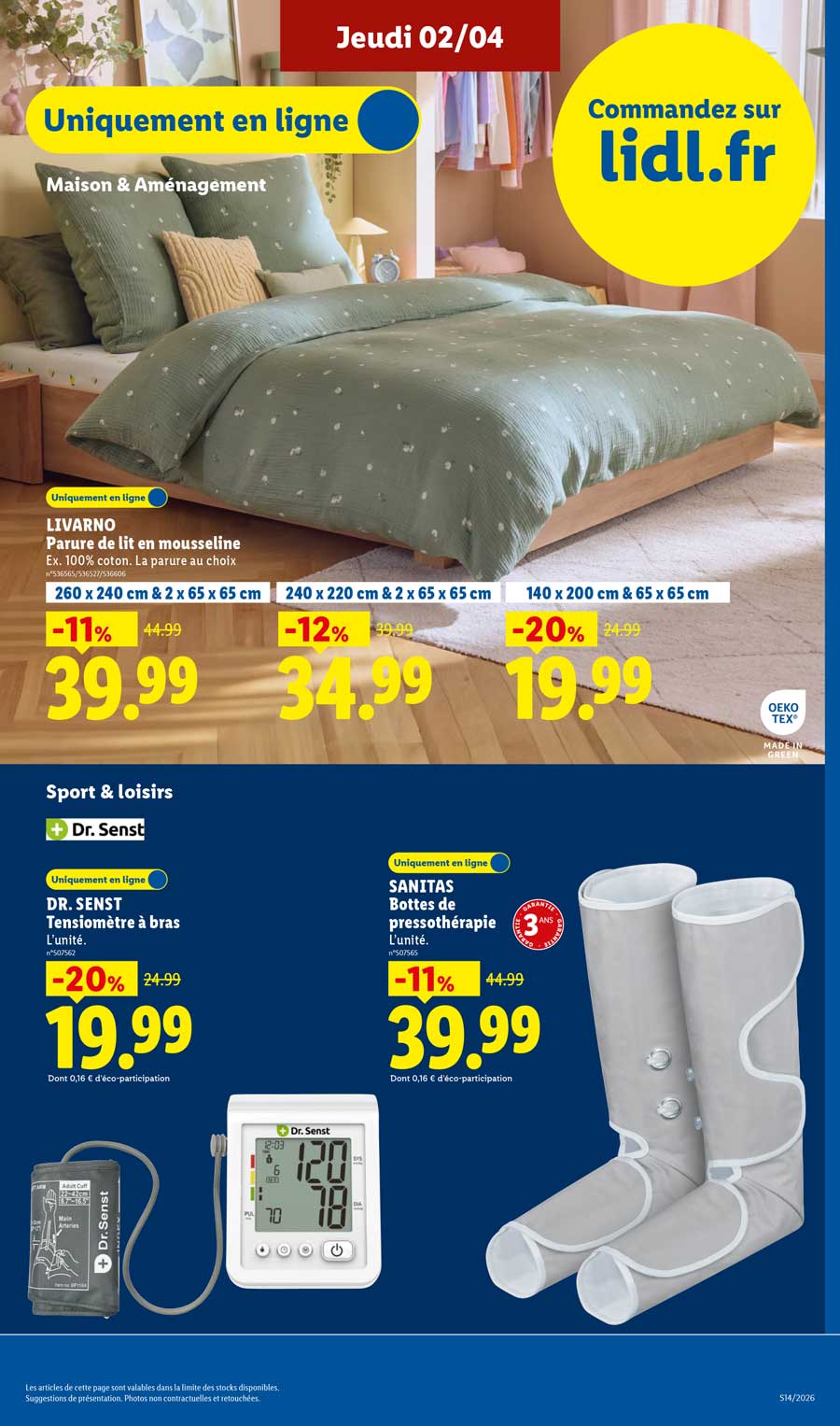 Catalogue Lidl Du 2 Au 8 Avril 2026