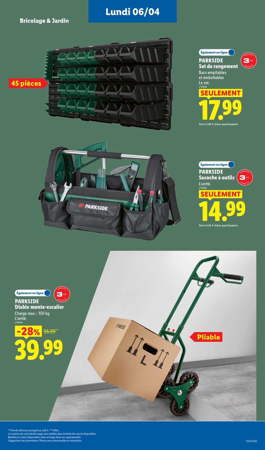 Catalogue Lidl Du 2 Au 8 Avril 2026