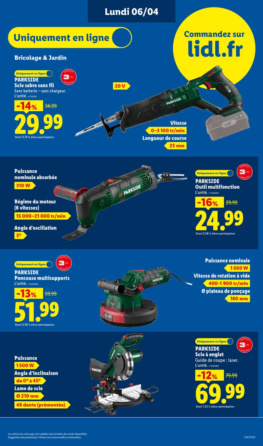 Catalogue Lidl Du 2 Au 8 Avril 2026