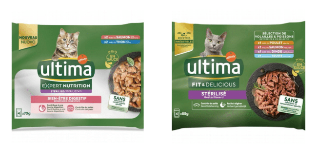 20 000 échantillons gratuits de nourriture pour chat Ultima