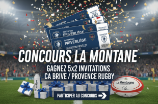 Concours La Montagne : Gagnez 5x2 invitations CA Brive / Provence Rugby