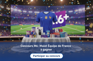 Concours M6+: Maillot Équipe de France à gagner