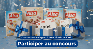 Concours Alsa : Gagnez 3 bons Illicado de 100€