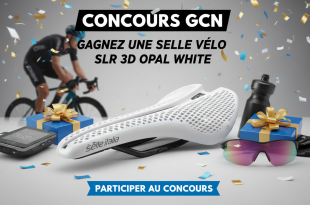 Concours GCN : Gagnez une selle vélo SLR 3D Opal White