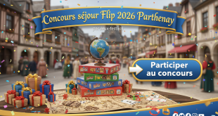 Concours séjour Flip 2026 Parthenay par Jeux-festival