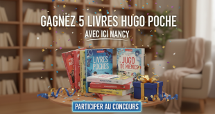 Concours : Gagnez 5 livres Hugo Poche avec Ici Nancy