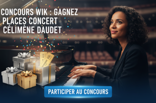 Concours Wik : Gagnez places concert Celimene Daudet