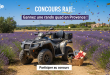 Concours Raje : Gagnez une rando quad en Provence !