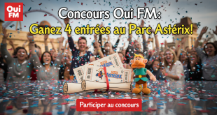 Concours Oui FM : Gagnez 4 entrées au Parc Astérix !