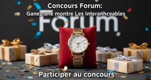 Concours Forum : Gagnez une montre Les Interchangeables