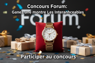 Concours Forum : Gagnez une montre Les Interchangeables