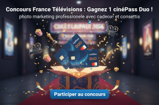 Concours France Télévisions : Gagnez 1 cinéPass Duo !