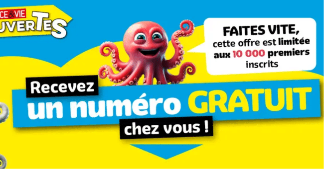 Magazine gratuit : 10 000 exemplaires SCIENCE & VIE DÉCOUVERTES offerts