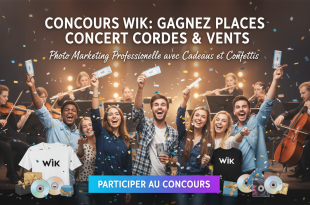 Concours Wik : Gagnez places concert cordes & vents