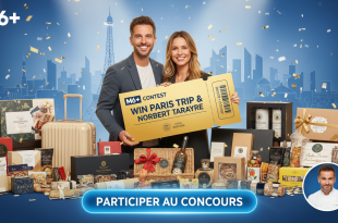 Concours M6+ : Gagnez séjour Paris & dîner Norbert Tarayre