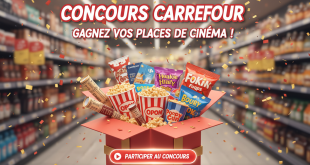 Concours Carrefour : Gagnez vos places de cinéma !
