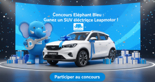 Concours Eléphant Bleu : Gagnez un SUV électrique Leapmotor !