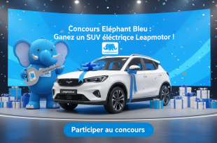 Concours Eléphant Bleu : Gagnez un SUV électrique Leapmotor !