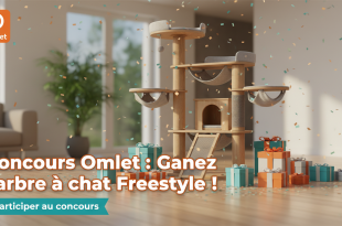 Concours Omlet : Gagnez l'arbre à chat Freestyle !