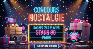 Concours Nostalgie : Gagnez 2x2 places Stars 80 Paris
