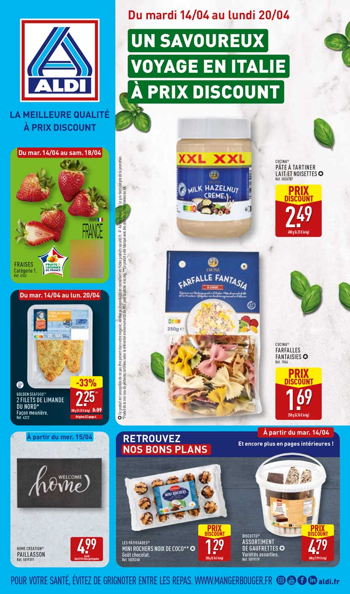 Catalogue Aldi du 14 au 20 avril 2026