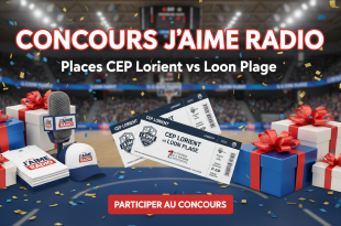 Concours J'aime Radio : Places CEP Lorient vs Loon Plage