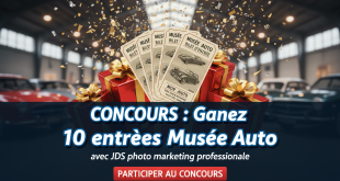 Concours : Gagnez 10 entrées Musée Auto avec JDS