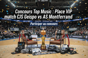 Concours Top Music : Place VIP match CJS Geispo vs AS Montferrand