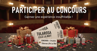 Concours : 2 places Tularosa Lille La Nuit