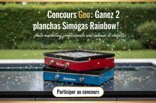 Concours Geo : Gagnez 2 planchas Simogas Rainbow !