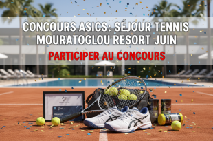 Concours Asics : Séjour tennis Mouratoglou Resort juin