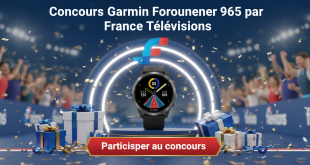 Concours Garmin Forerunner 965 par France Télévisions