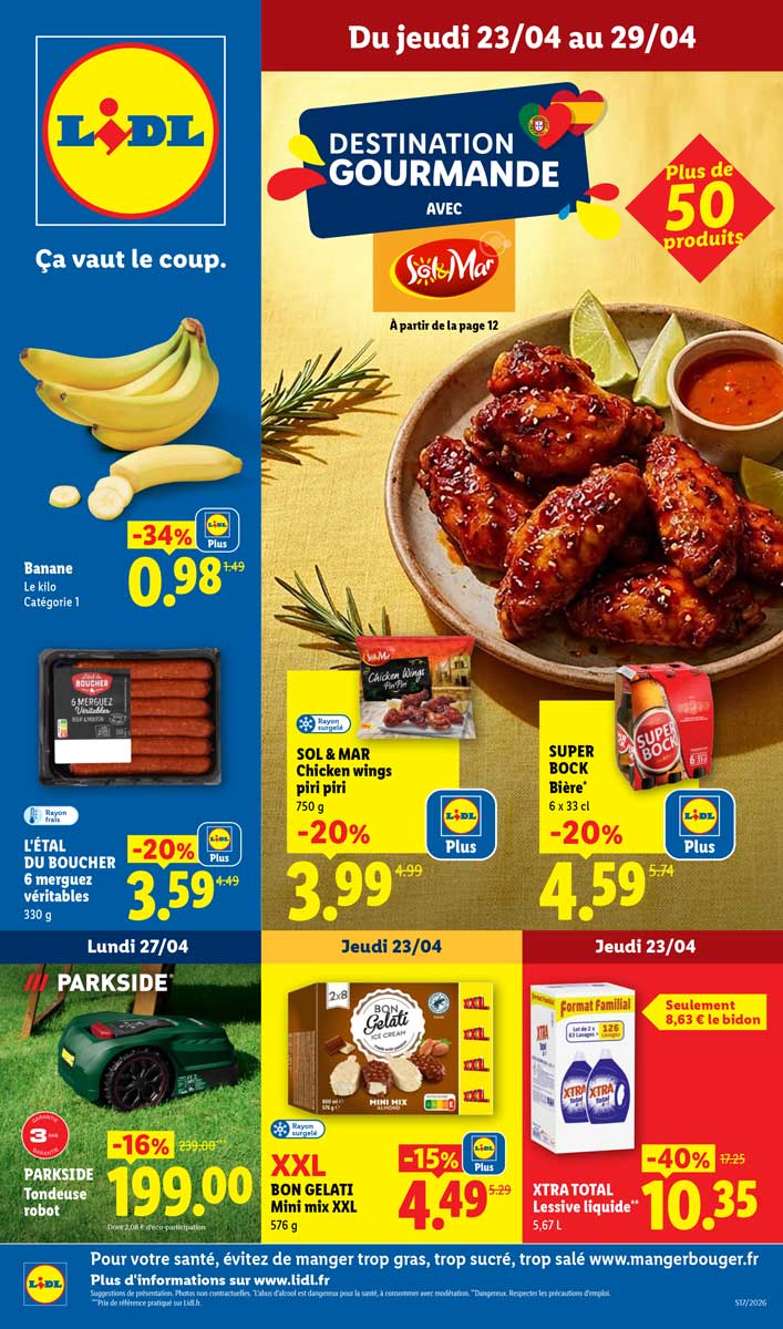 Catalogue Lidl du 23 au 29 avril 2026