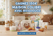 Concours : Gagnez 150€ Maison Colibri avec Rivadouce