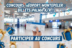 Concours Aéroport Montpellier : Billets Palma A/R !