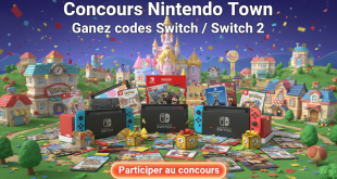Concours Nintendo Town : Gagnez codes Switch/Switch 2