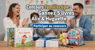 Concours Familiscope : Gagnez 5 livres Alix & Huguette