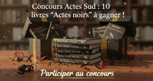 Concours Actes Sud : 10 livres "Actes noirs" à gagner !