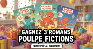 Concours : Gagnez 3 romans Poulpe Fictions