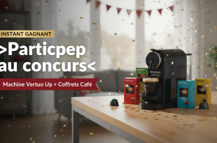 Nespresso Instant Gagnant: Machine Vertuo Up + coffrets café