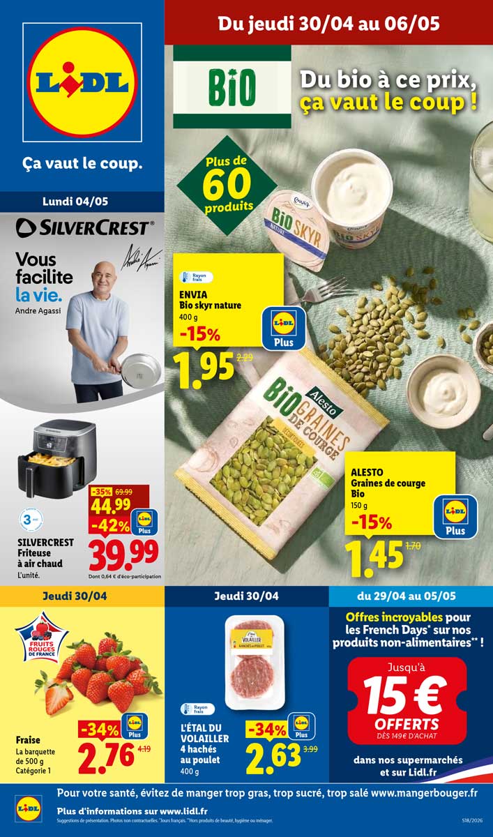 Catalogue Lidl du 30 avril Au 6 Mai 2026