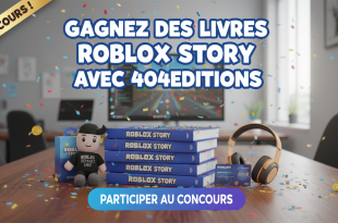 Concours : Gagnez livres Roblox Story avec 404editions