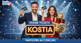 Concours Radio Scoop : Gagnez places spectacle Kostia