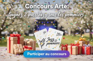 Concours Arte : Gagnez 2 pass Jazz sous les pommiers