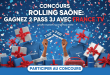 Concours Rolling Saône : Gagnez 2 pass 3j avec France TV