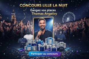 Concours Lille La Nuit : Gagnez places Thomas Angelvy